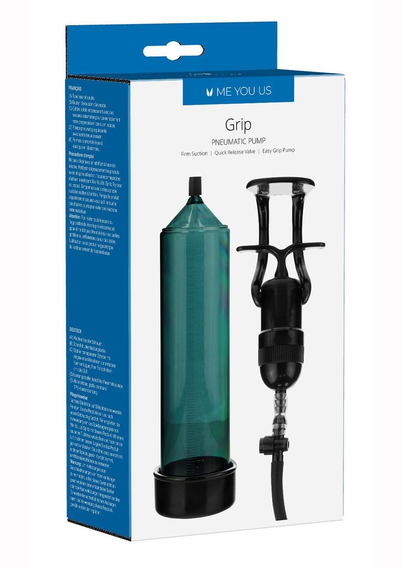 Load image into Gallery viewer, ME YOU US Linx Grip Pump Penis Pump - Black/Green
