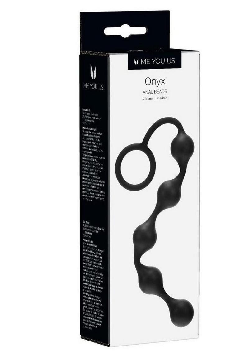 Load image into Gallery viewer, ME YOU US Onyx Silicone Anal Beads - Black
