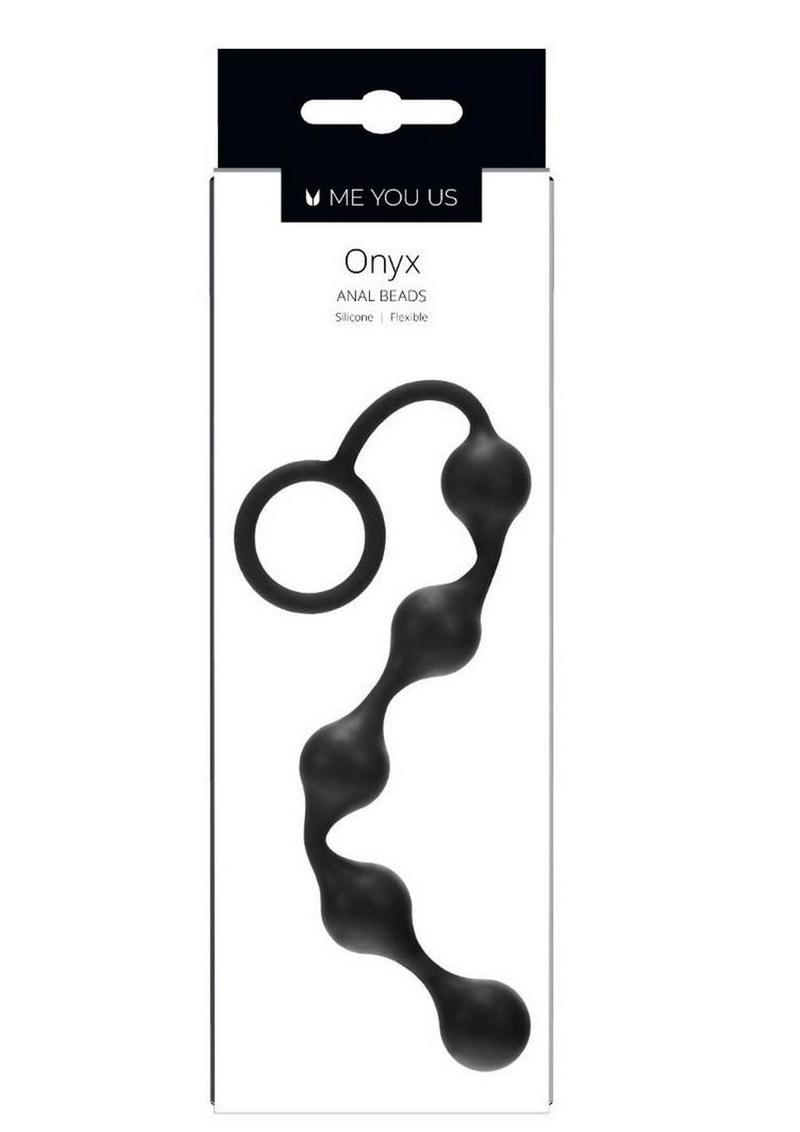 Load image into Gallery viewer, ME YOU US Onyx Silicone Anal Beads
