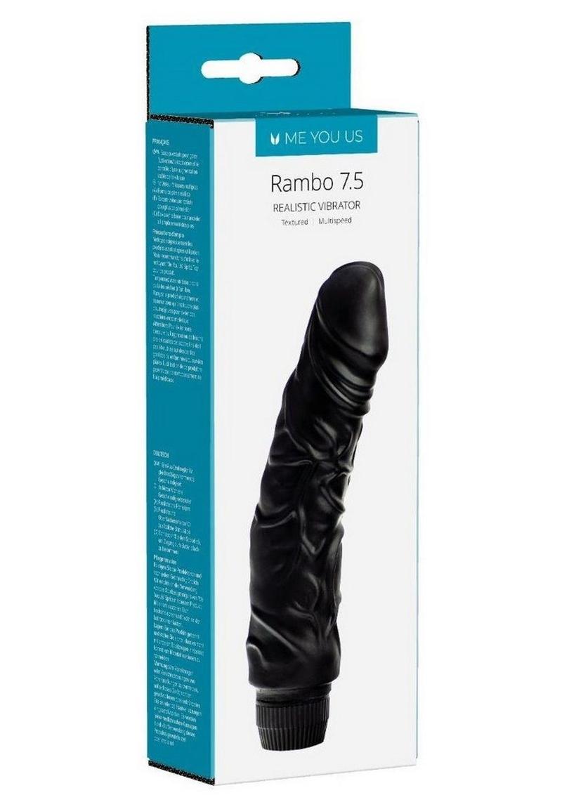 Load image into Gallery viewer, ME YOU US Rambo 7.5 Realistic Vibrator - Black
