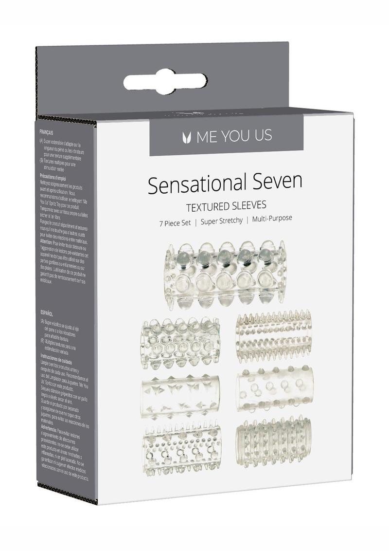 Load image into Gallery viewer, ME YOU US Sensational Seven Textured Sleeves Kit - Clear
