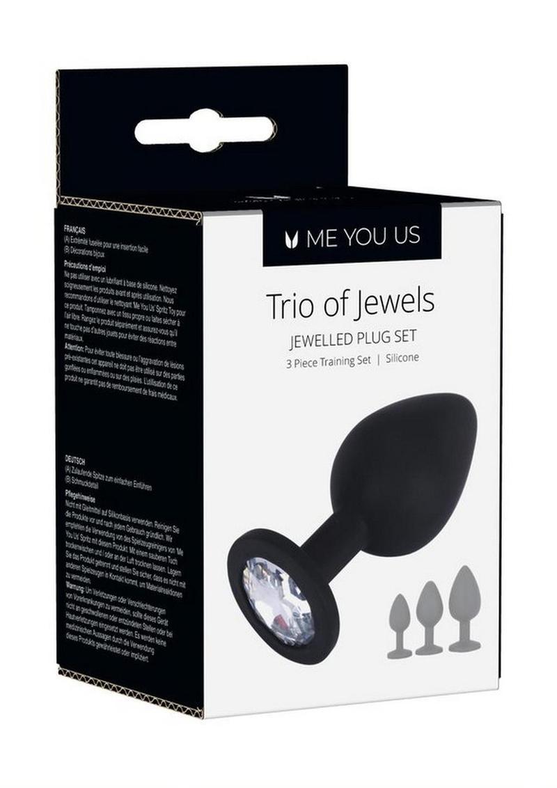 Load image into Gallery viewer, ME YOU US Trio Of Jewels - Black
