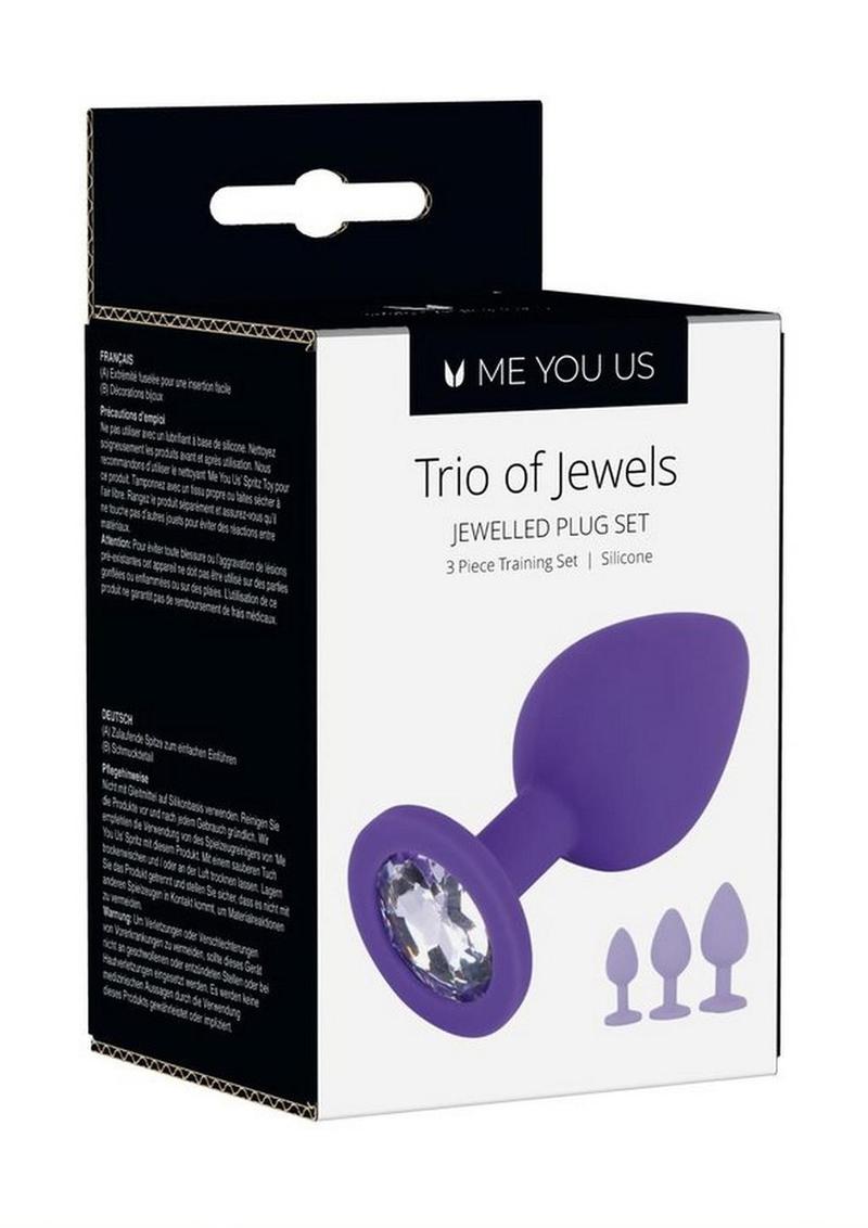 Load image into Gallery viewer, ME YOU US Trio Of Jewels - Purple
