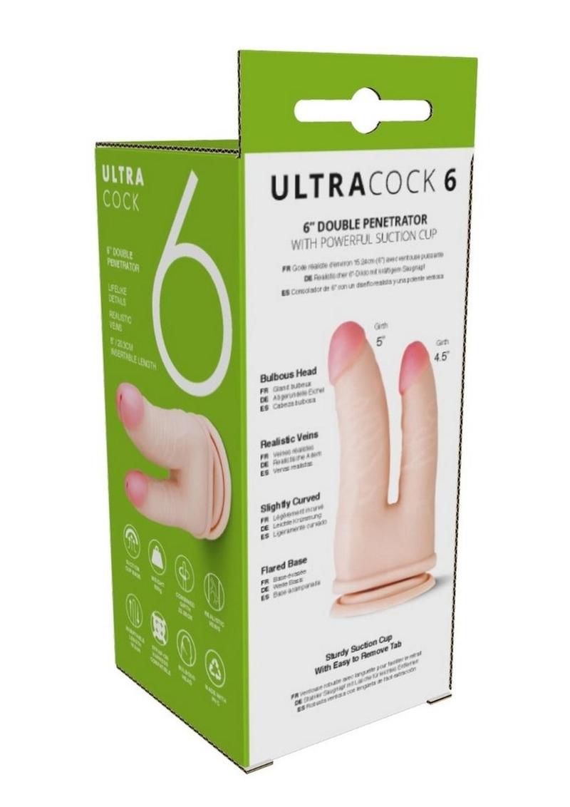 Load image into Gallery viewer, ME YOU US Ultra Cock 6 Realistic Double Penetration Dildo
