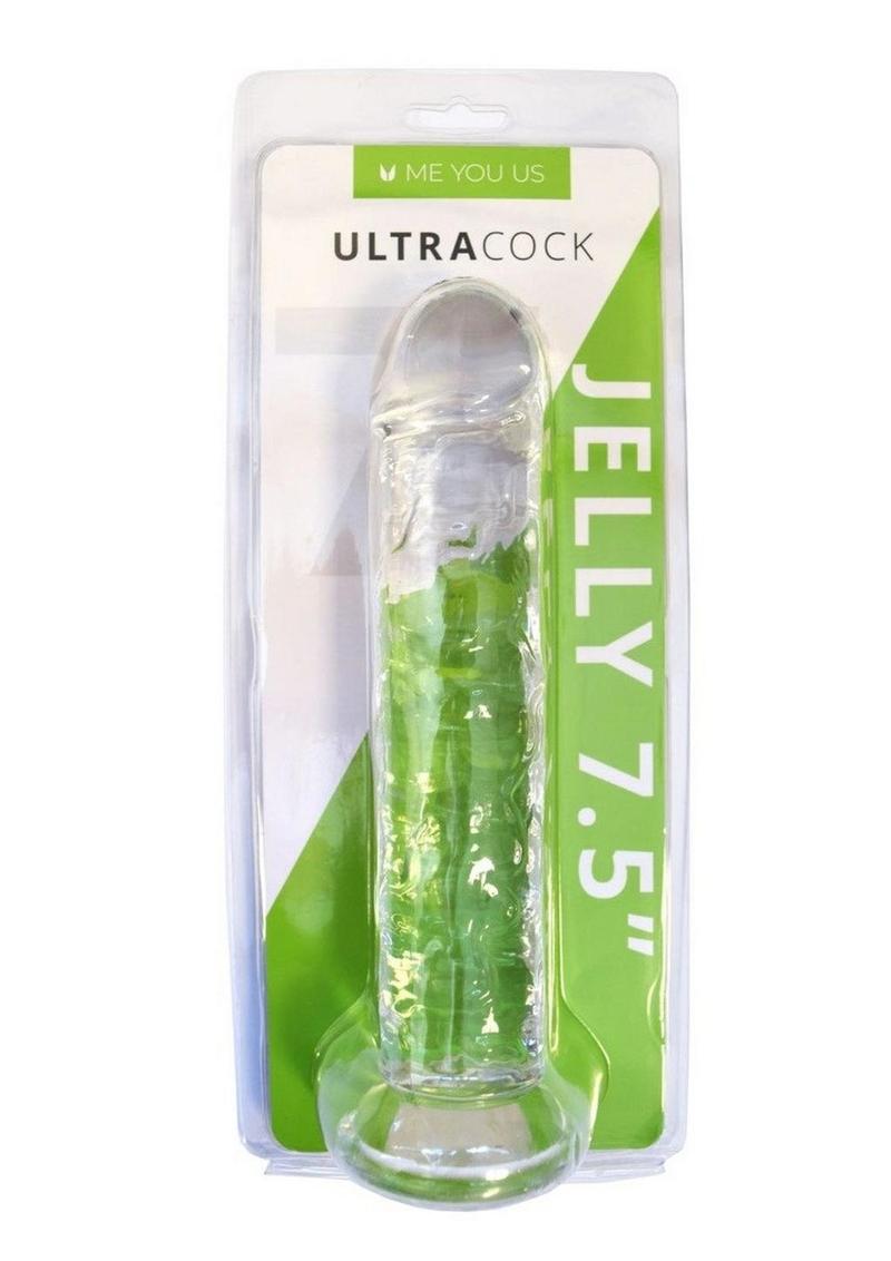 Load image into Gallery viewer, ME YOU US Ultracock Jelly Dong - Clear - 7.5in
