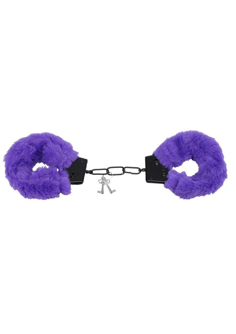 Load image into Gallery viewer, Merci Fluff Cuffs - Purple
