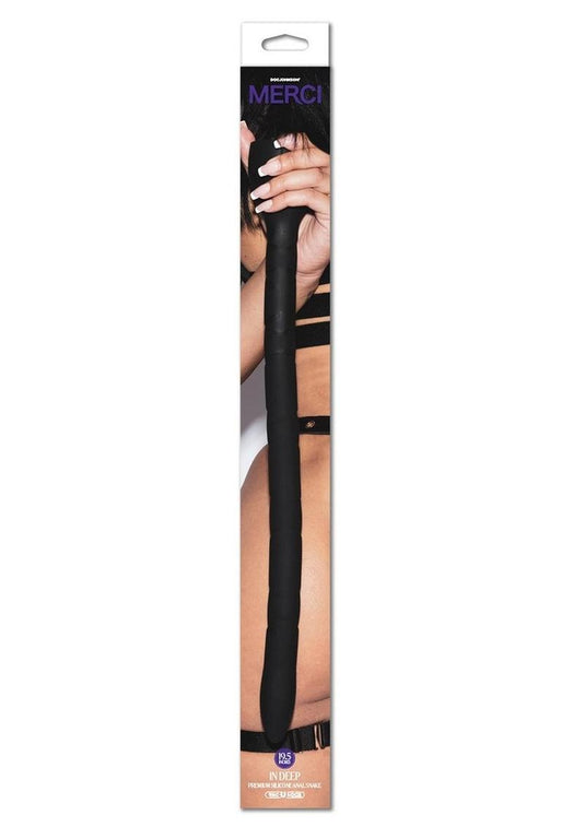 Merci In Deep Premium Silicone Anal Snake - Black