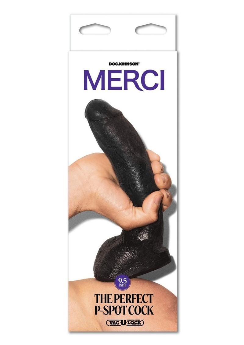 Load image into Gallery viewer, Merci The Perfect P-Spot Cock with Removal Vac-U-Lock Suction Cup - Chocolate
