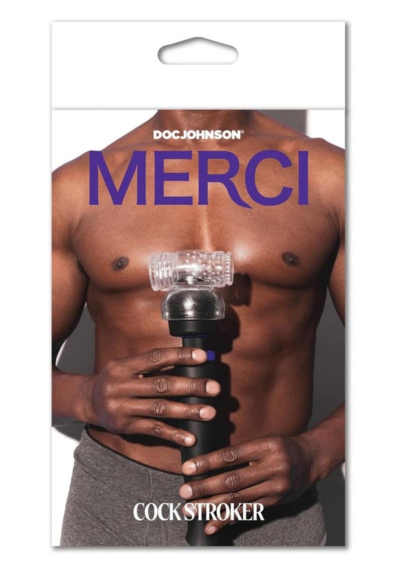 Load image into Gallery viewer, Merci Wand Attachment Cock Stroker - Clear
