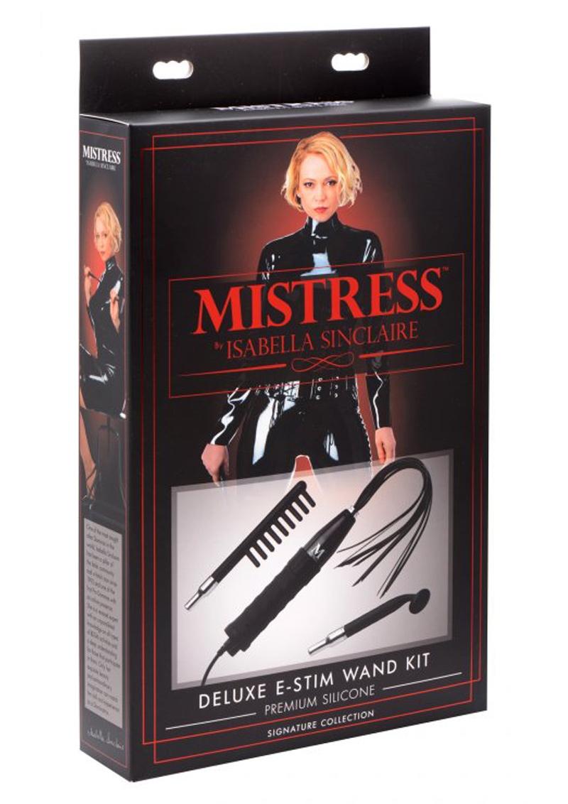 Load image into Gallery viewer, Mistress By Isabella Sinclaire Premium Silicone Deluxe E-Stim Wand Kit
