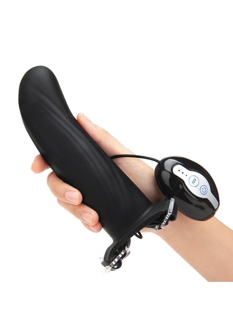 Load image into Gallery viewer, Mojo Ghia Silicone Vibrating Adjustable Male Harness Dildo with Remote Control
