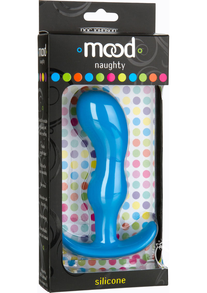 Load image into Gallery viewer, Mood Naughty 2 Silicone Anal Plug - Blue - Large
