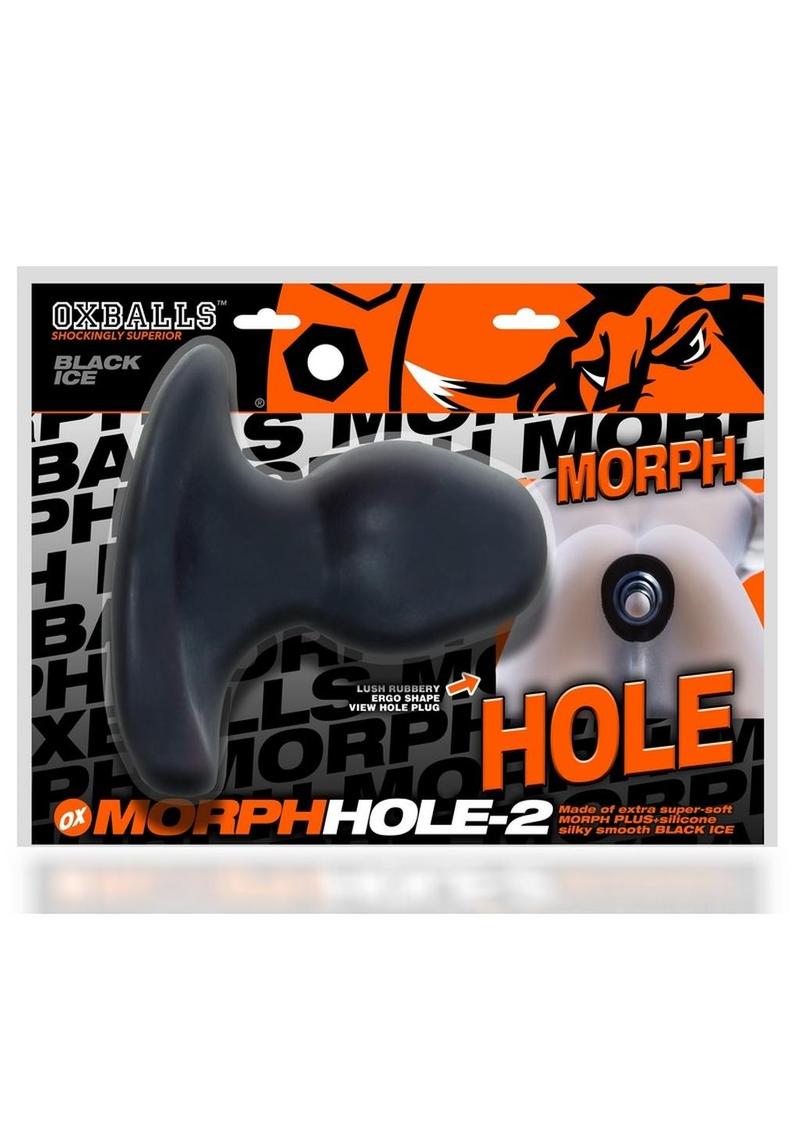 Load image into Gallery viewer, Morphhole 2 Gaper Plug - Black/Black Ice - Large
