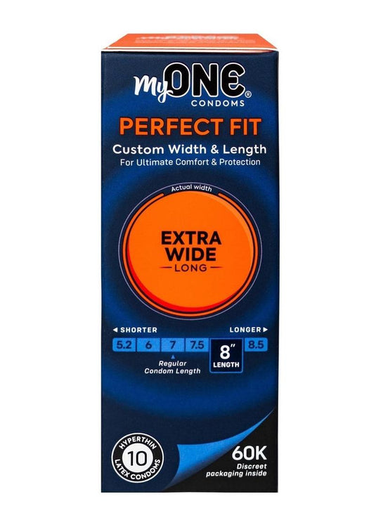 My One Extra Wide and Long Condoms - 10 Pack