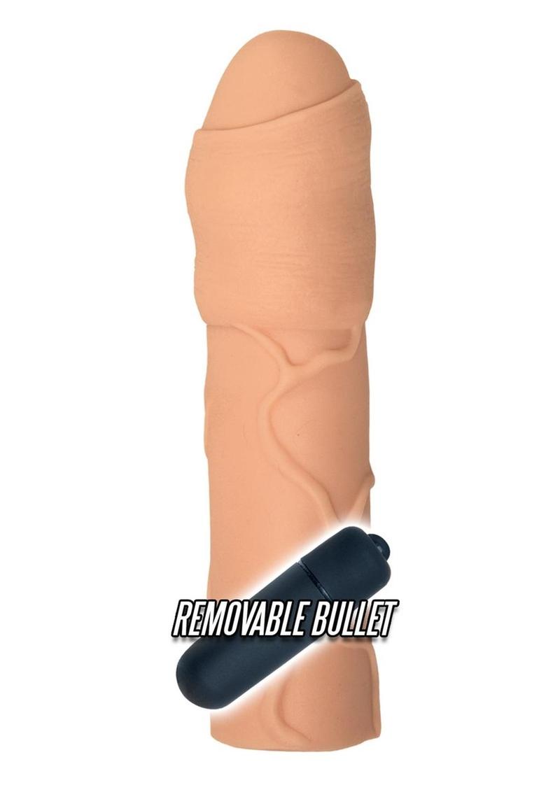 Load image into Gallery viewer, Natural Realskin Uncircumcised Xtender Vibrating Sleeve
