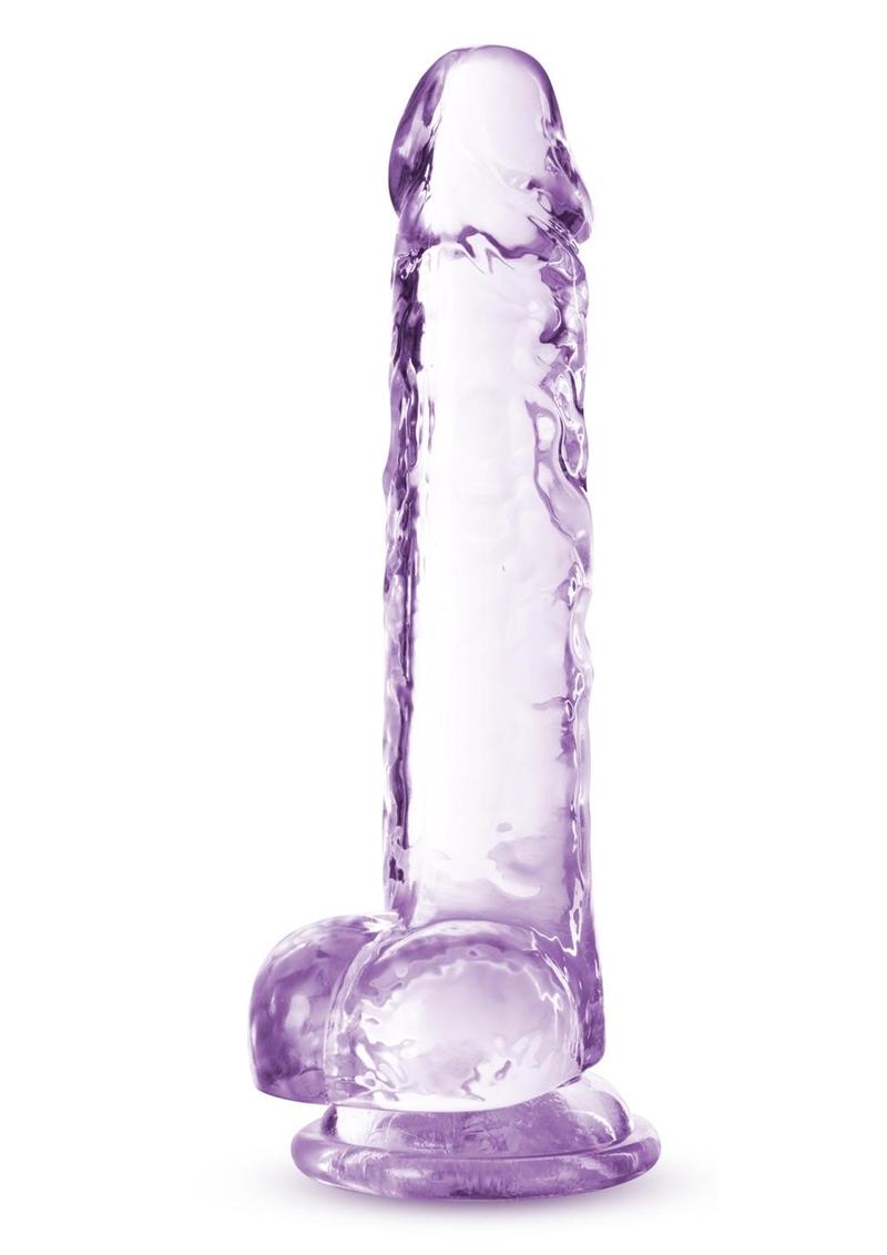 Load image into Gallery viewer, Naturally Yours Crystalline Dildo 7in - Amethyst
