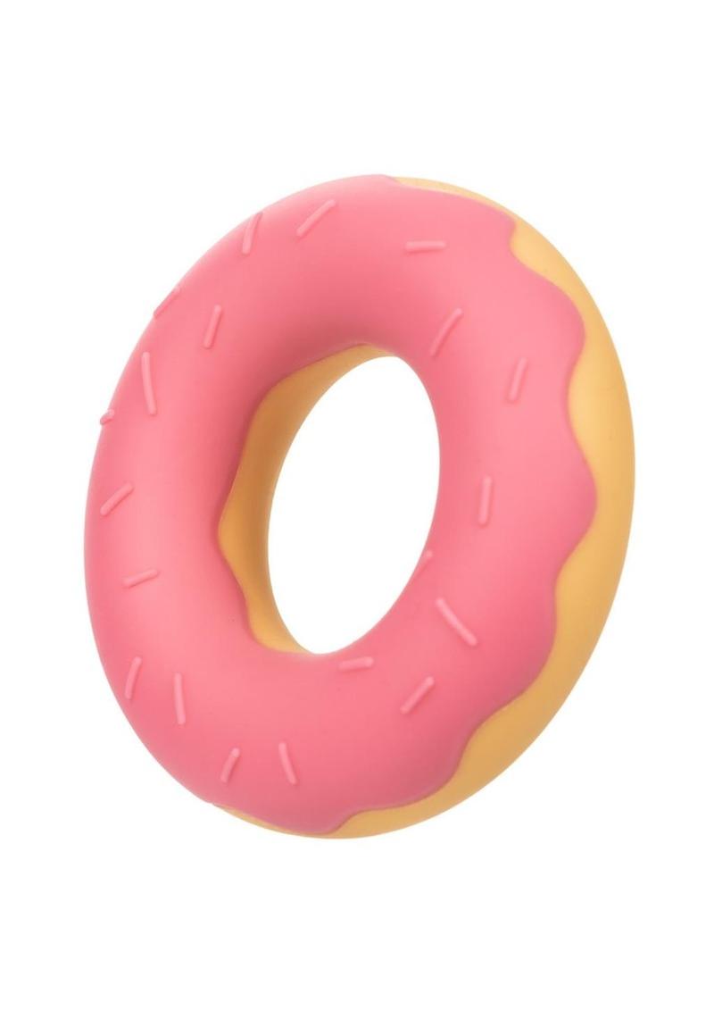 Load image into Gallery viewer, Naughty Bits Dickin&#39; Donuts Silicone Donut Cock Ring - Pink
