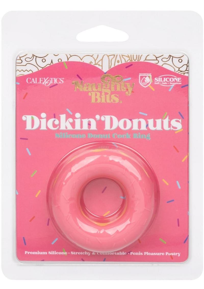 Load image into Gallery viewer, Naughty Bits Dickin&#39; Donuts Silicone Donut Cock Ring - Pink
