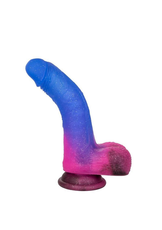 Naughty Bits Ombre Hombre Rechargeable Silicone Vibrating Dildo