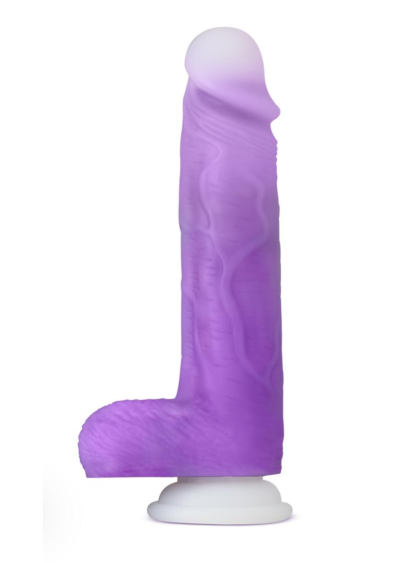 Load image into Gallery viewer, Neo Elite Encore Silicone Vibrating Dildo with Remote Control - Purple - 8in
