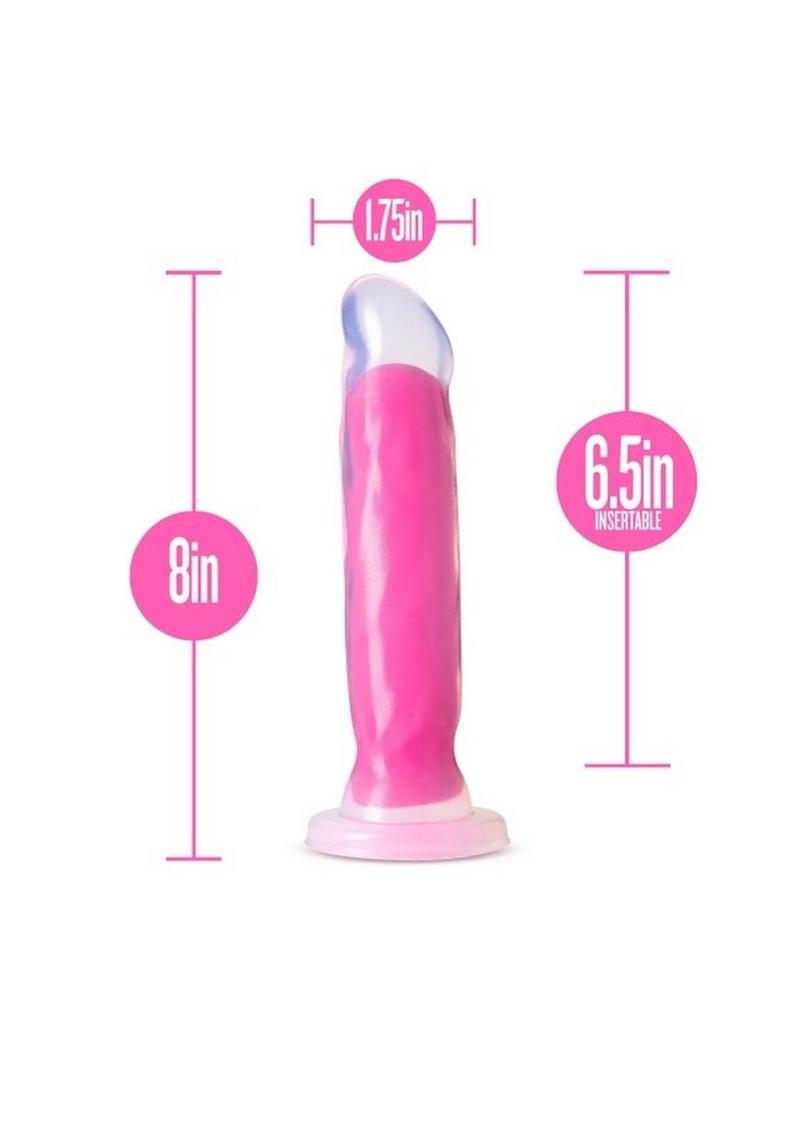Load image into Gallery viewer, Neo Elite Glow In The Dark Marquee Silicone Dual Dense Dildo
