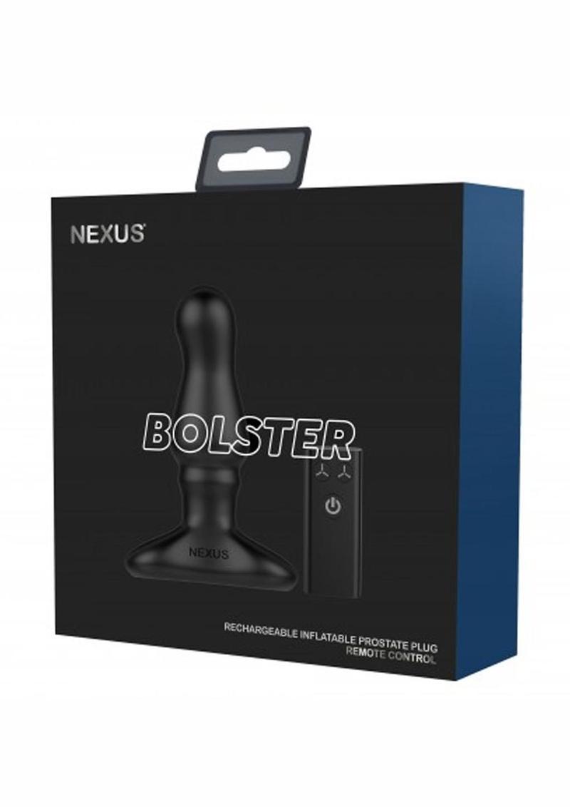 Load image into Gallery viewer, Nexus Bolster Rechargeable Silicone Vibrating Prostate Plug - Black
