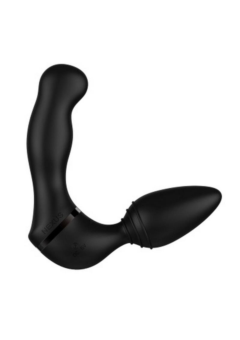 Load image into Gallery viewer, Nexus Revo Twist Rechargeable Silicone Rotating Dual Vibrator with Remote Control - Black
