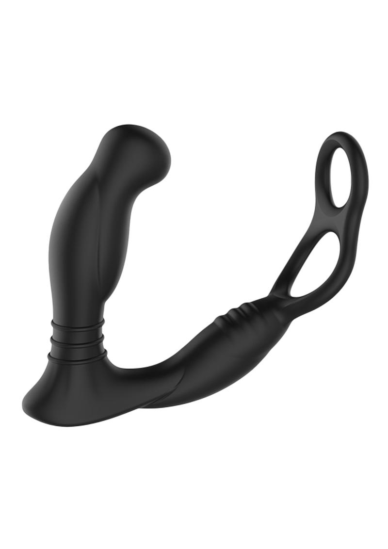 Load image into Gallery viewer, Nexus Simul8 Rechargeable Silicone Prostate Edition Vibrating Dual Motor Anal Cock and Ball - Black
