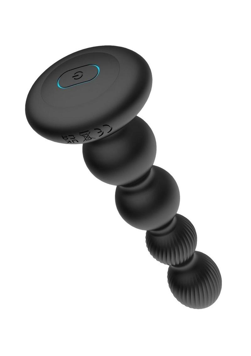 Load image into Gallery viewer, Nexus Tornado Rechargeable Silicone Rotating Beaded Probe with Remote
