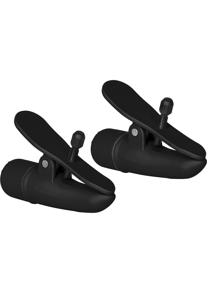 Load image into Gallery viewer, Nipple Play Nipplettes Vibrating Nipple Clamps - Black
