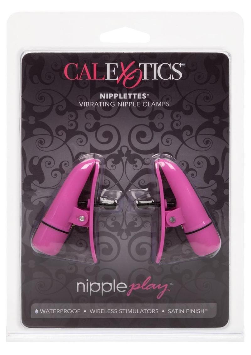 Load image into Gallery viewer, Nipple Play Nipplettes Vibrating Nipple Clamps - Pink
