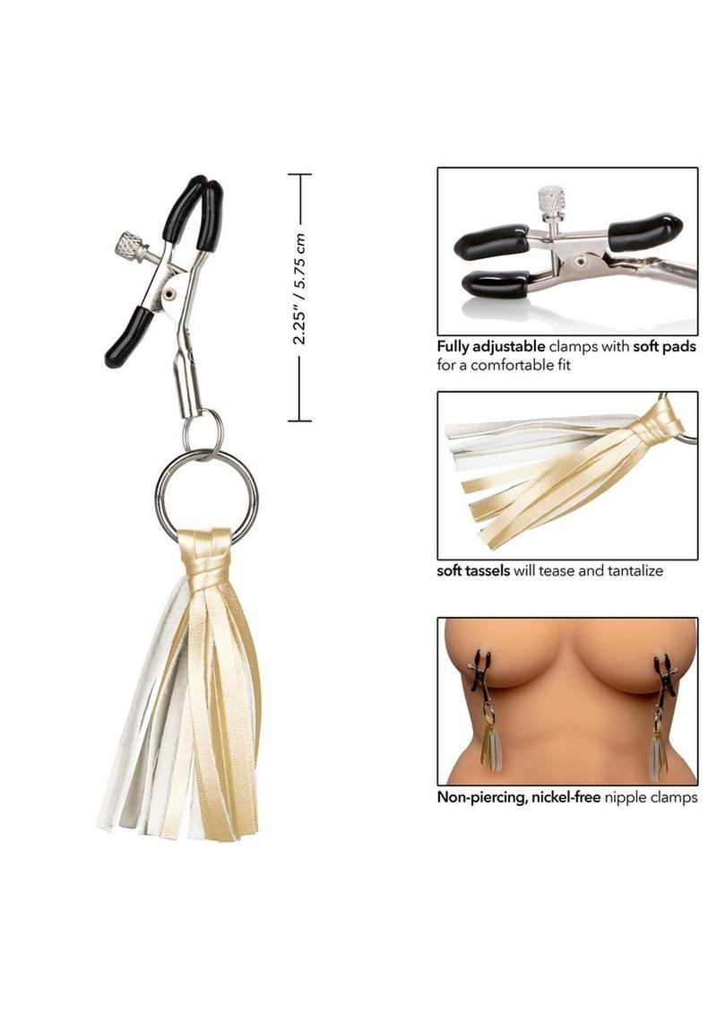 Load image into Gallery viewer, Nipple Play Playful Tassels Nipple Clamps
