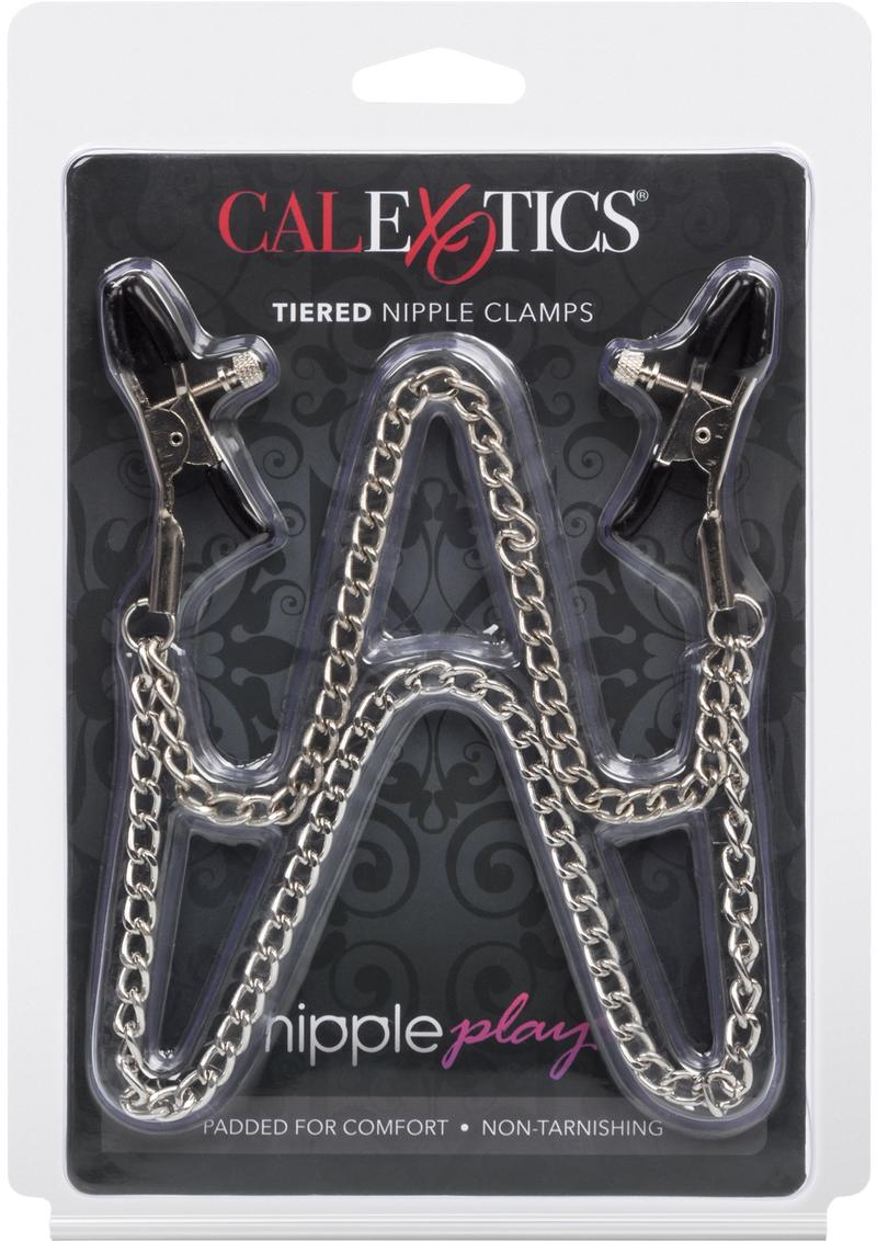 Load image into Gallery viewer, Nipple Play Tiered Nipple Clamps - Silver
