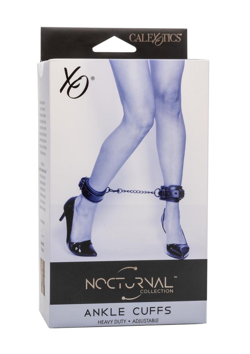 Load image into Gallery viewer, Nocturnal Collection Ankle Cuffs - Black
