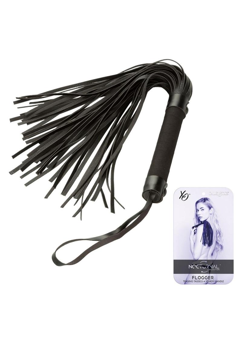 Load image into Gallery viewer, Nocturnal Collection Flogger - Black
