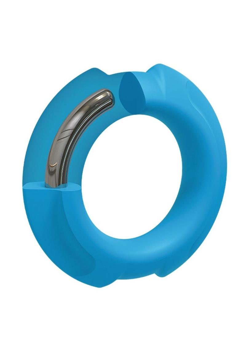 Load image into Gallery viewer, Optimale Flexisteel Soft Silicone with Inner Metal Core Cock Ring
