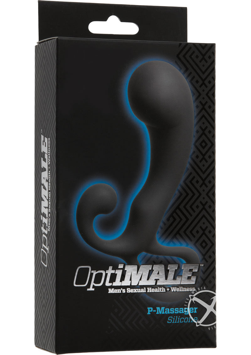 Load image into Gallery viewer, Optimale P-Massager Silicone Prostate Massager - Grey/Slate
