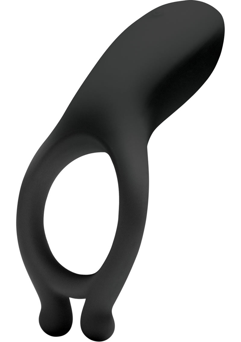 Load image into Gallery viewer, Optimale Rechargeable Silicone Vibrating Cock Ring - Black
