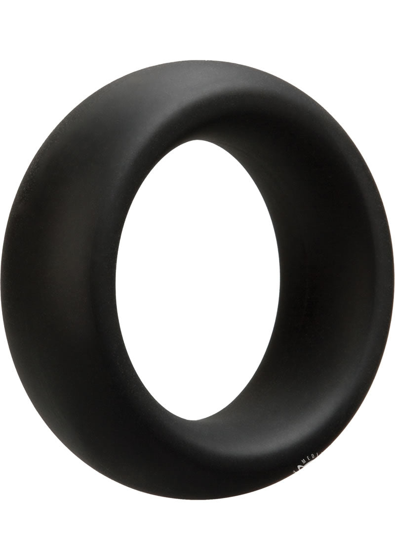 Load image into Gallery viewer, Optimale Silicone Cock Ring - Black - 35mm
