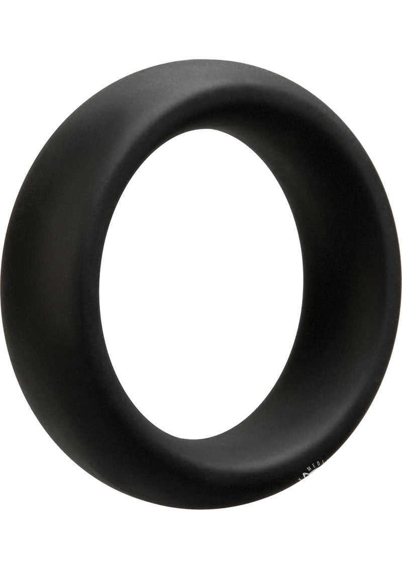 Load image into Gallery viewer, Optimale Silicone Cock Ring - Black - 45mm
