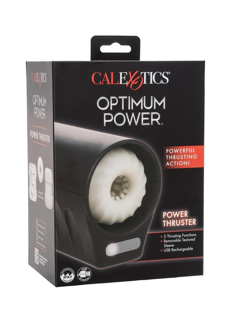 Load image into Gallery viewer, Optimum Power Power Thruster Rechargeable Stroker - Black

