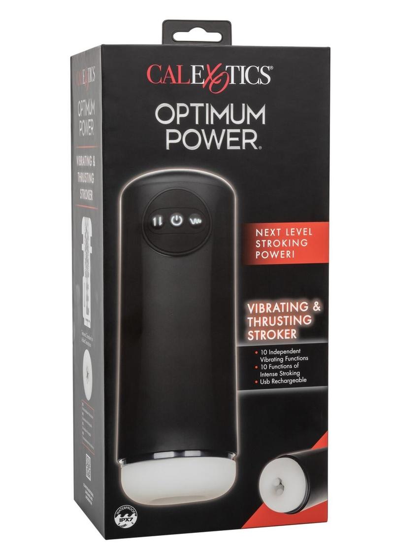 Load image into Gallery viewer, Optimum Power Vibrating and Thrusting Stroker - Black

