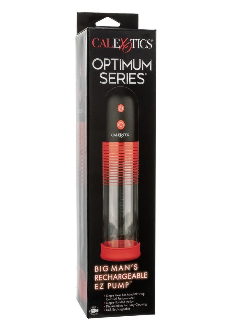 Load image into Gallery viewer, Optimum Series Big Man&#39;s Rechargeable EZ Pump - Black/Red
