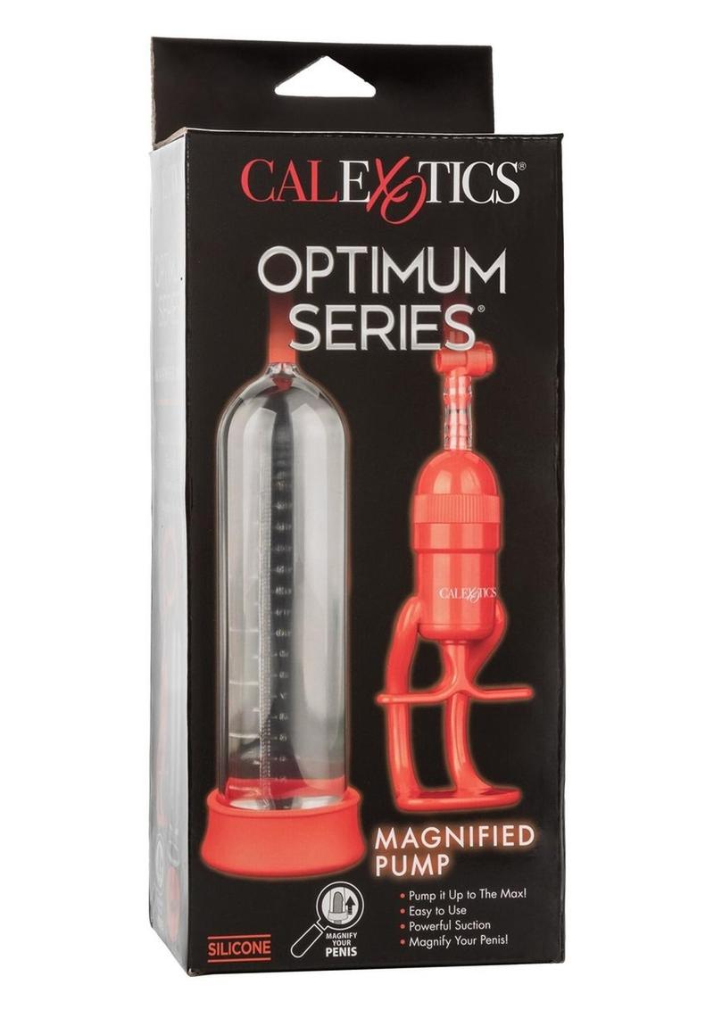 Load image into Gallery viewer, Optimum Series Magnified Pump - Clear/Red
