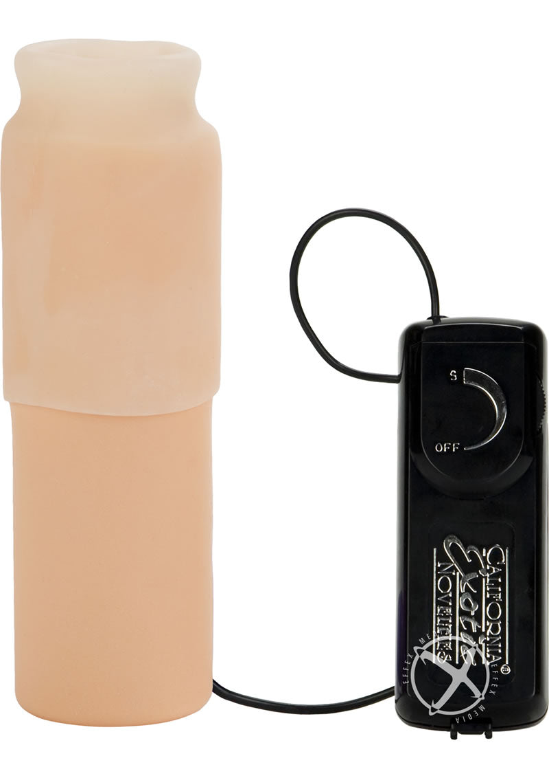 Load image into Gallery viewer, Optimum Series Vibrating Oro Simulator Masturbator - Ivory/Vanilla
