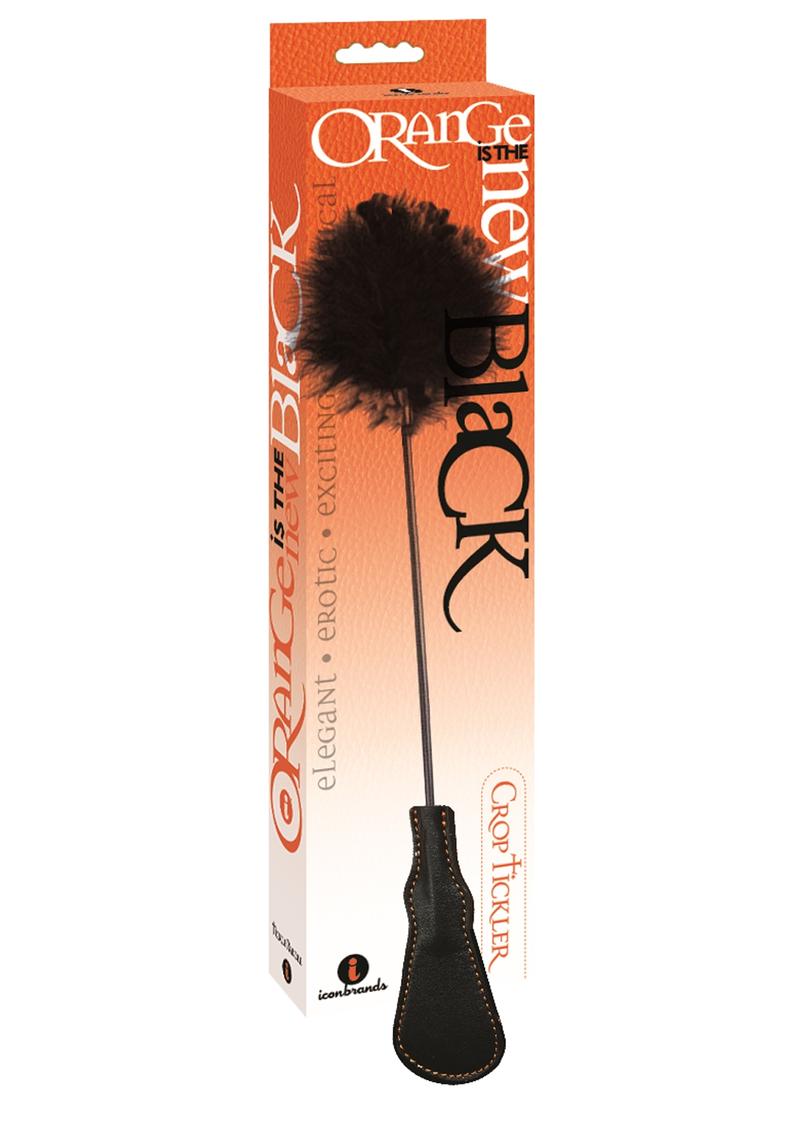 Load image into Gallery viewer, Orange Is The New Black Riding Crop and Tickler - Black
