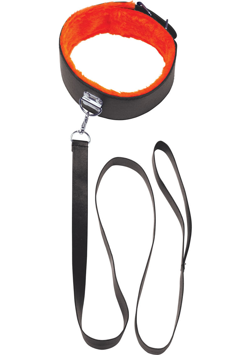 Load image into Gallery viewer, Orange Is The New Black Short Leash - Black/Orange
