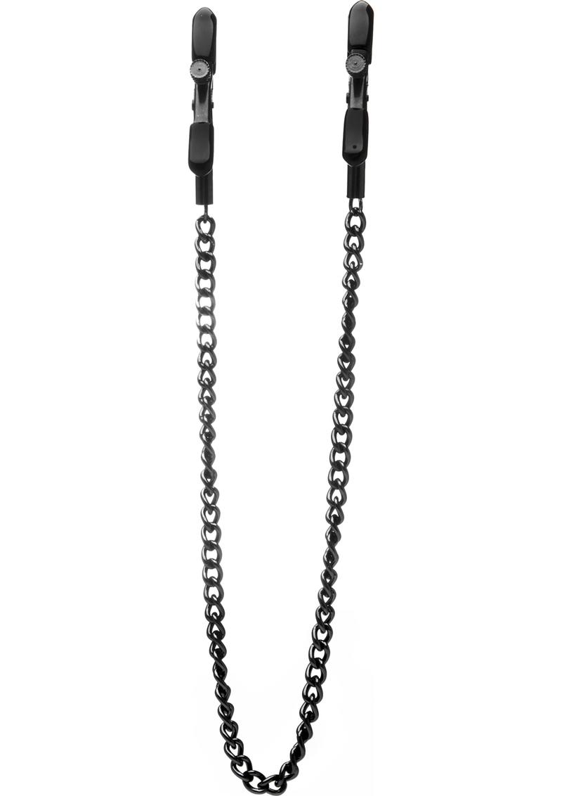 Load image into Gallery viewer, Ouch! Adjustable Nipple Clamps - Black
