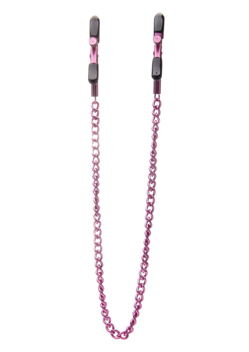 Load image into Gallery viewer, Ouch! Adjustable Nipple Clamps - Pink
