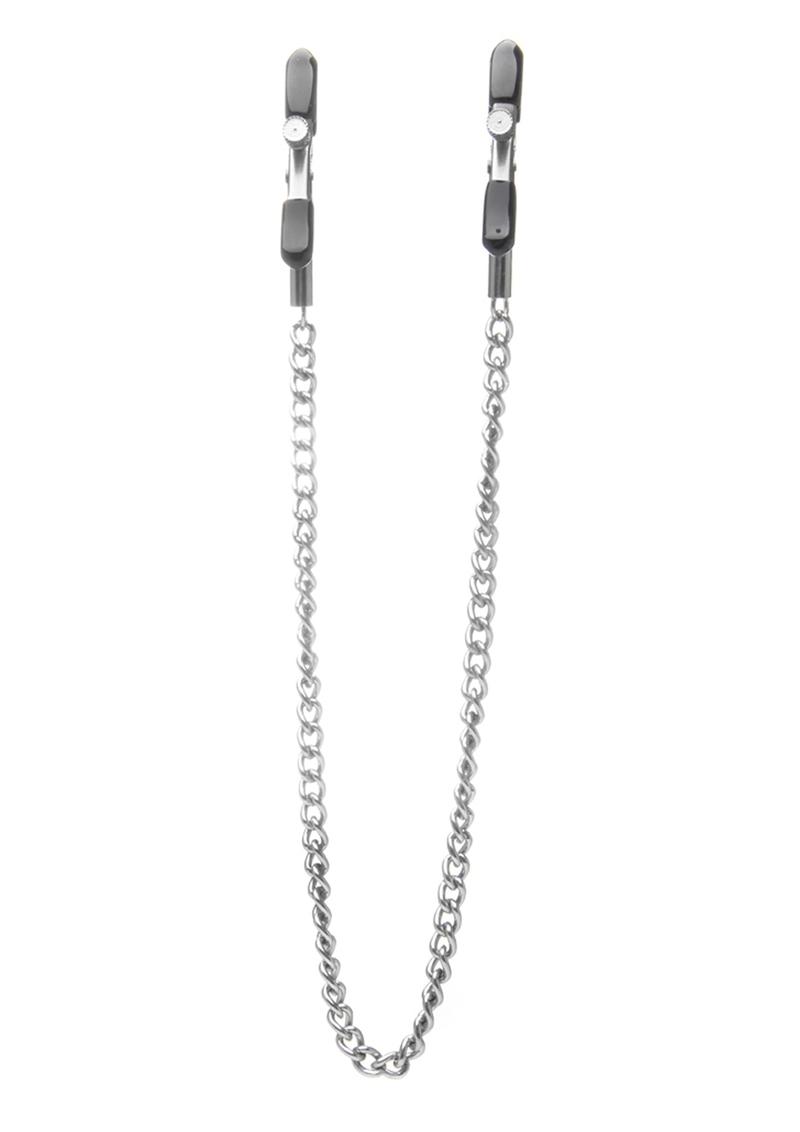 Load image into Gallery viewer, Ouch! Adjustable Nipple Clamps - Silver
